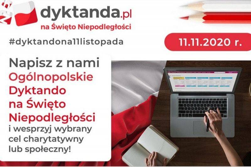  Grafika #0: Ogólnopolskie Dyktando na Święto Niepodległości grafika