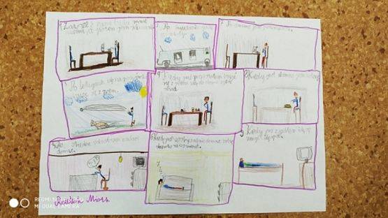  Grafika #4: Komiksy w wykonaniu uczniów klasy 2a grafika