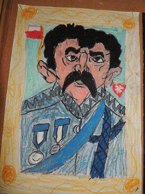  Grafika #1: Józef Piłsudski oczami dzieci grafika