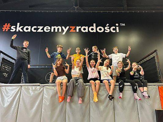 Klasa 5b w Jumpcity Gdańsk